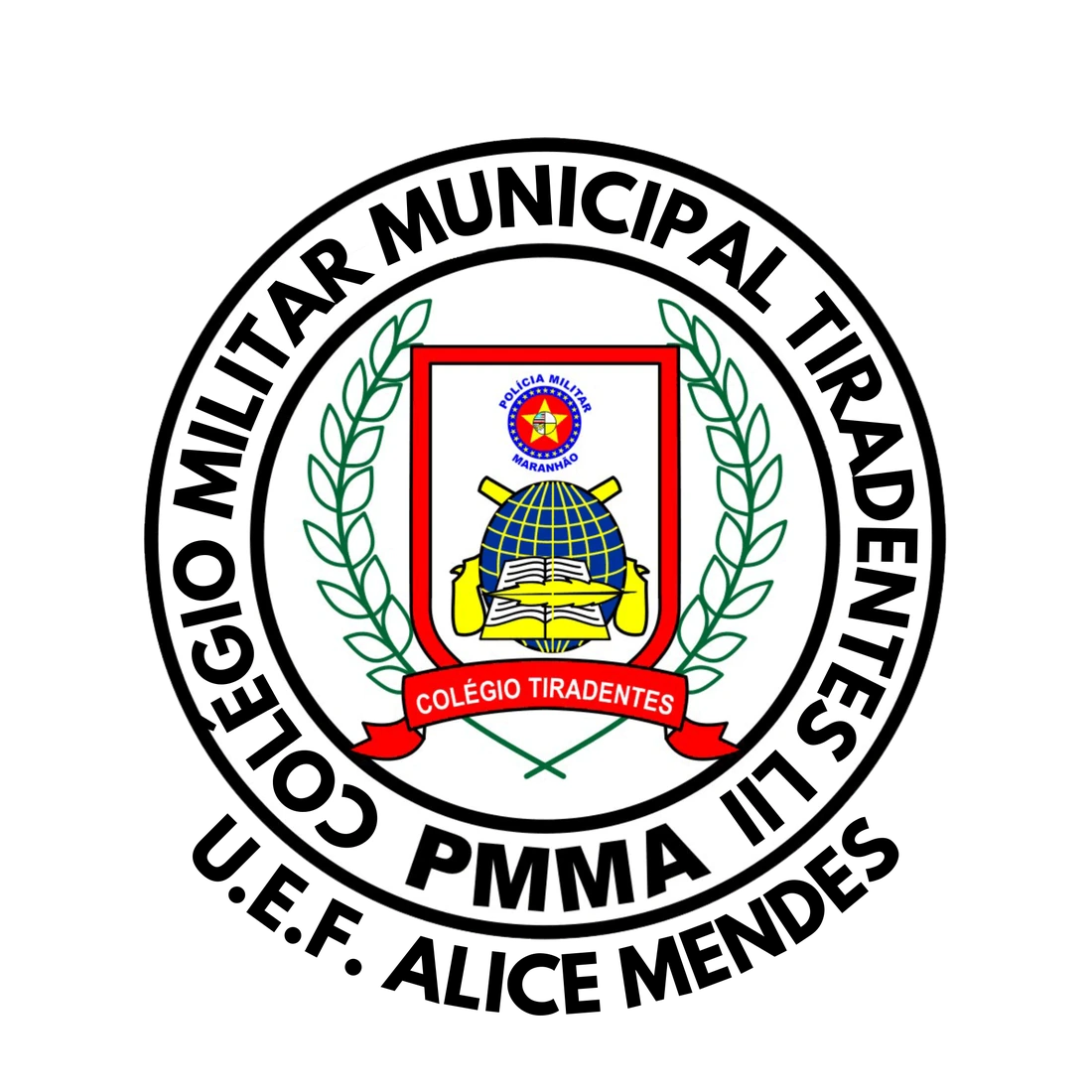 Brasão do Colégio Militar Municipal Tiradentes LII